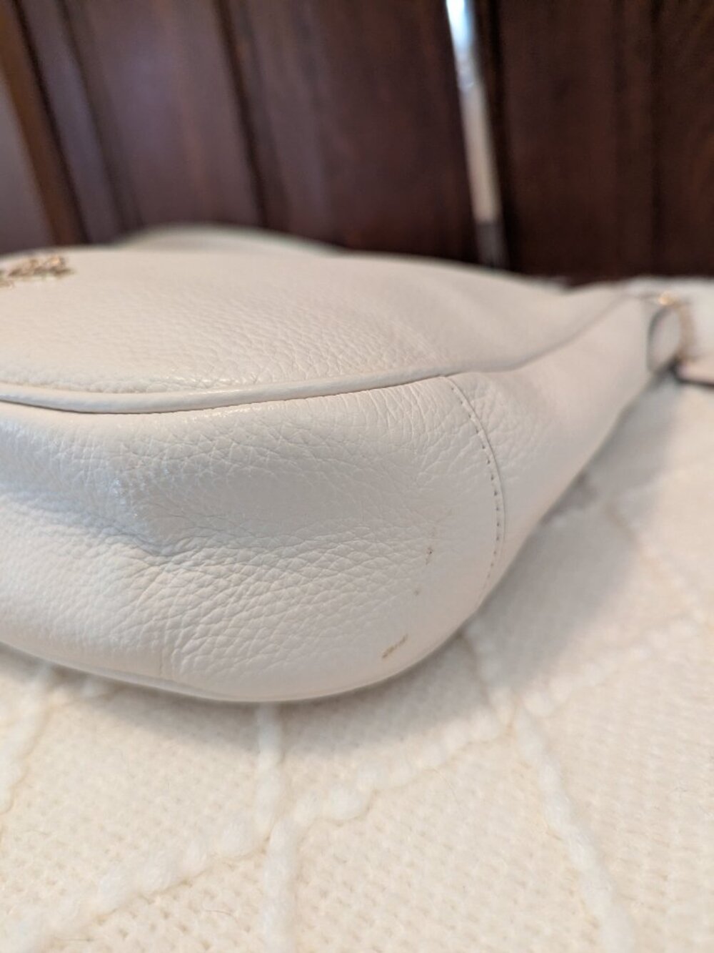 Coach Ellie File Bag in Chalk with Gold Tone Hardware | C1648 - Picture 7 of 11